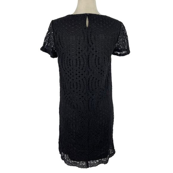 J. Crew Black Lace midi dress with scalloped hem Size 2 - Picture 6 of 10